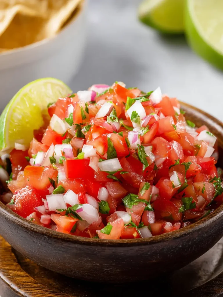 Easy Pico De Gallo Recipe (10 Minutes & 6 Ingredients) First Image