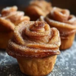 Flaky Churro Cruffins: Irresistibly Sweet Cinnamon Sugar Delights 9 Flaky Churro Cruffins with Cinnamon Sugar First Image