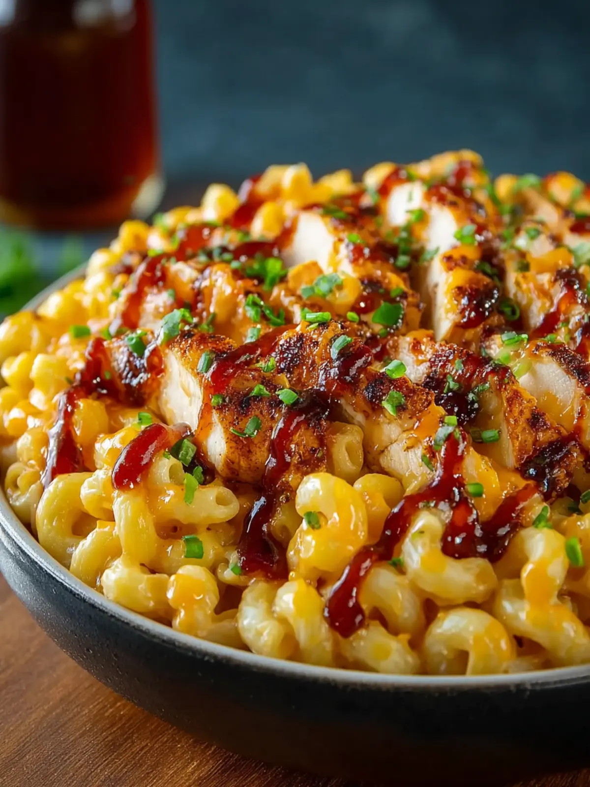 High Protein Honey BBQ Chicken Mac and Cheese You'll Crave 5 High Protein Honey BBQ Chicken Mac and Cheese First Image