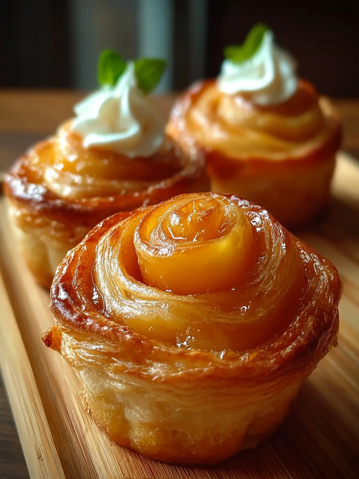 Irresistible Peach Pie Cruffins – A Summer Delight! First Image