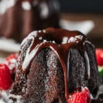 Mini Decadent Chocolate Bundt Cakes First Image