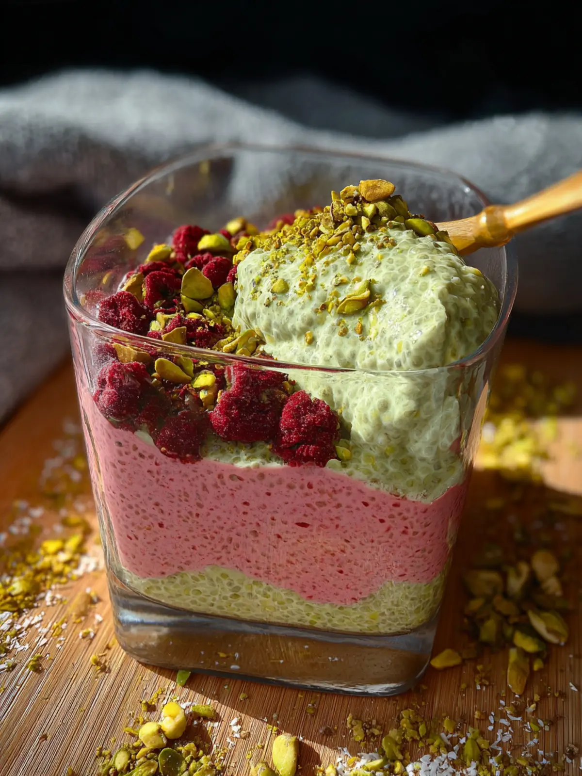 Pistachio Chia Pudding: Irresistibly Creamy & Nutty Delight 5 Pistachio chia pudding First Image