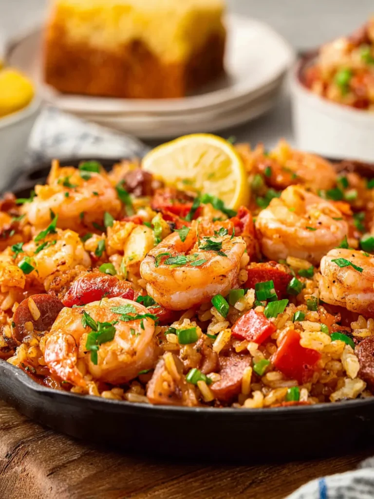 Sheet Pan Shrimp Jambalaya First Image