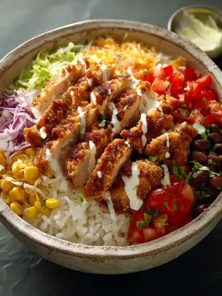 Southern Fried Chicken Burrito Bowl First Image