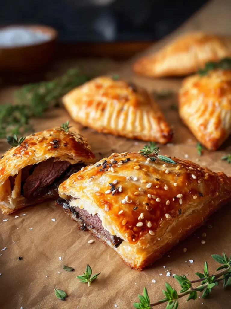 Steakhouse-Style Flaky Beef Hand Pies First Image