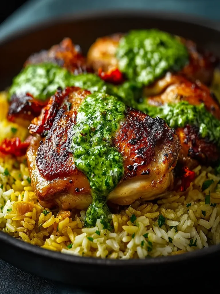 Ultimate Peruvian Chicken And Rice With Green Sauce First Image