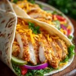 Cheesy Garlic Chicken Wraps You'll Crave Every Week 9 Cheesy Garlic Chicken Wraps First Image