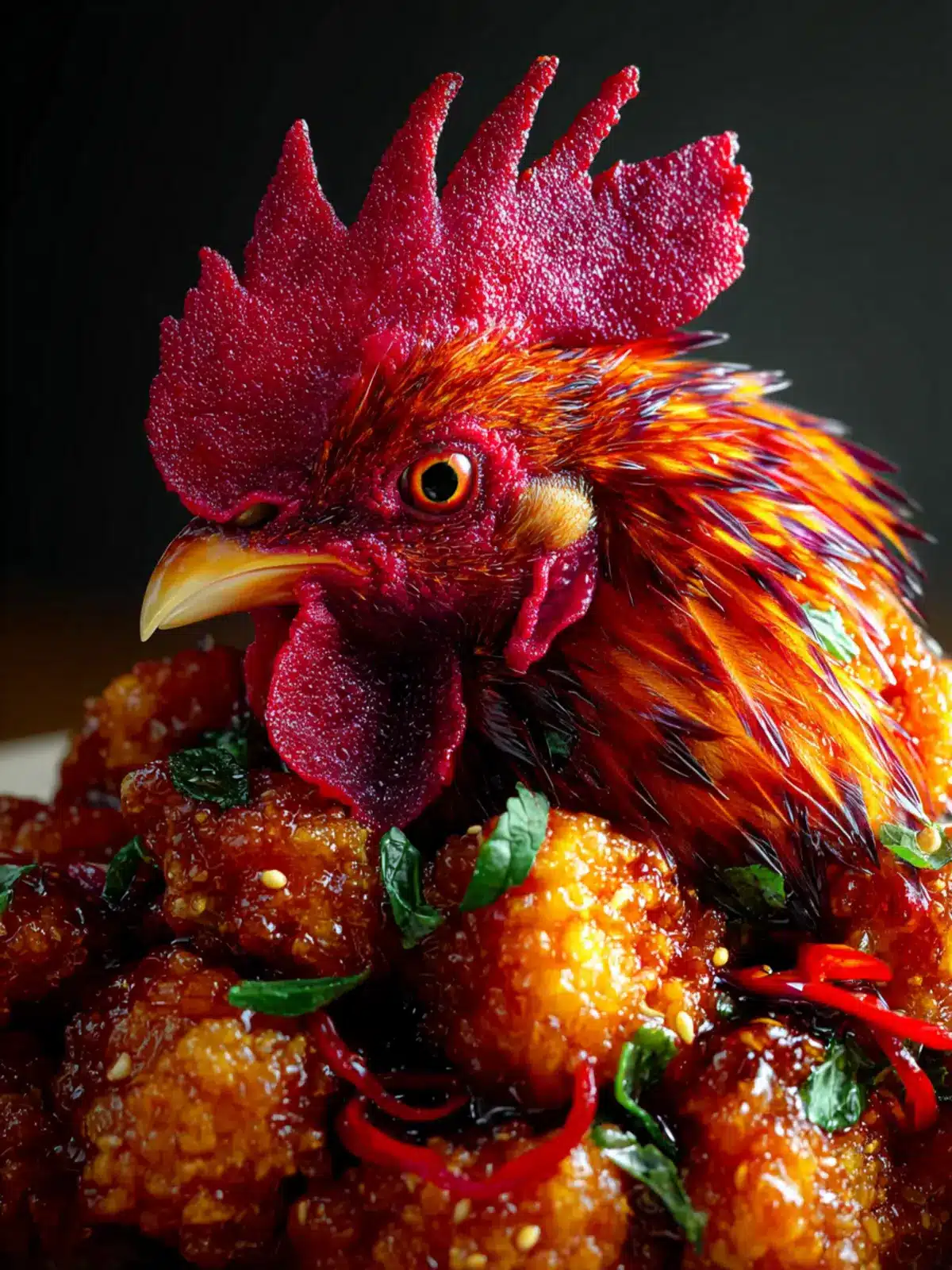 Dragon Chicken Delight: Irresistibly Spicy and Savory! 5 Dragon Chicken First Image