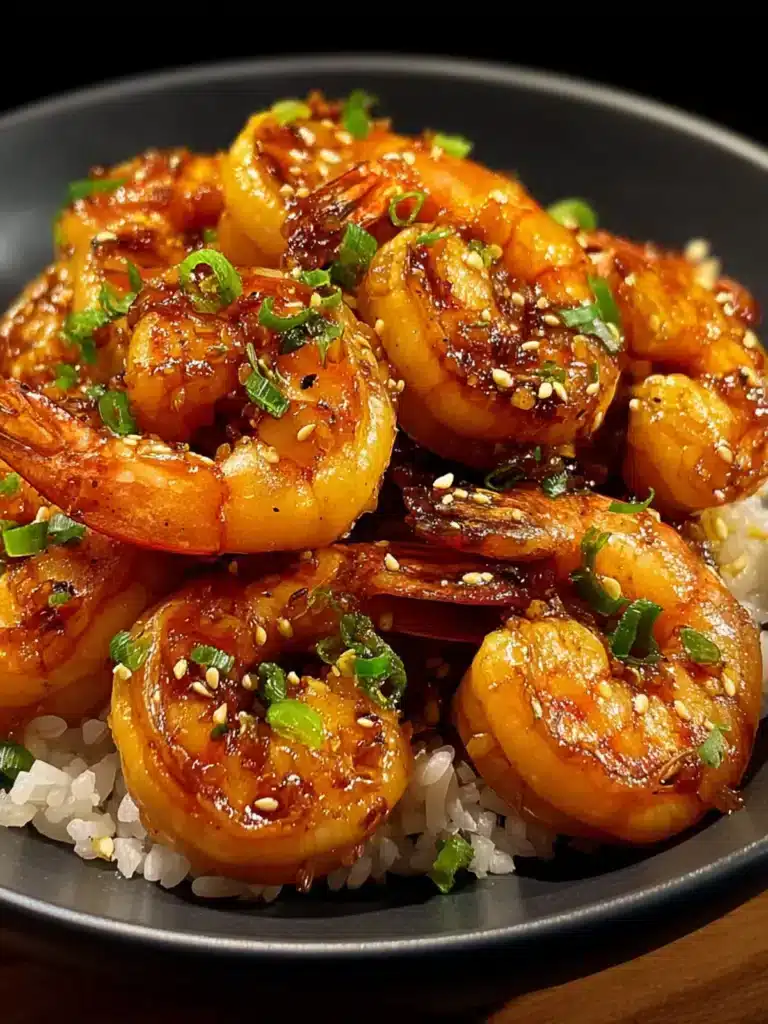 High-Protein Honey Garlic Shrimp First Image