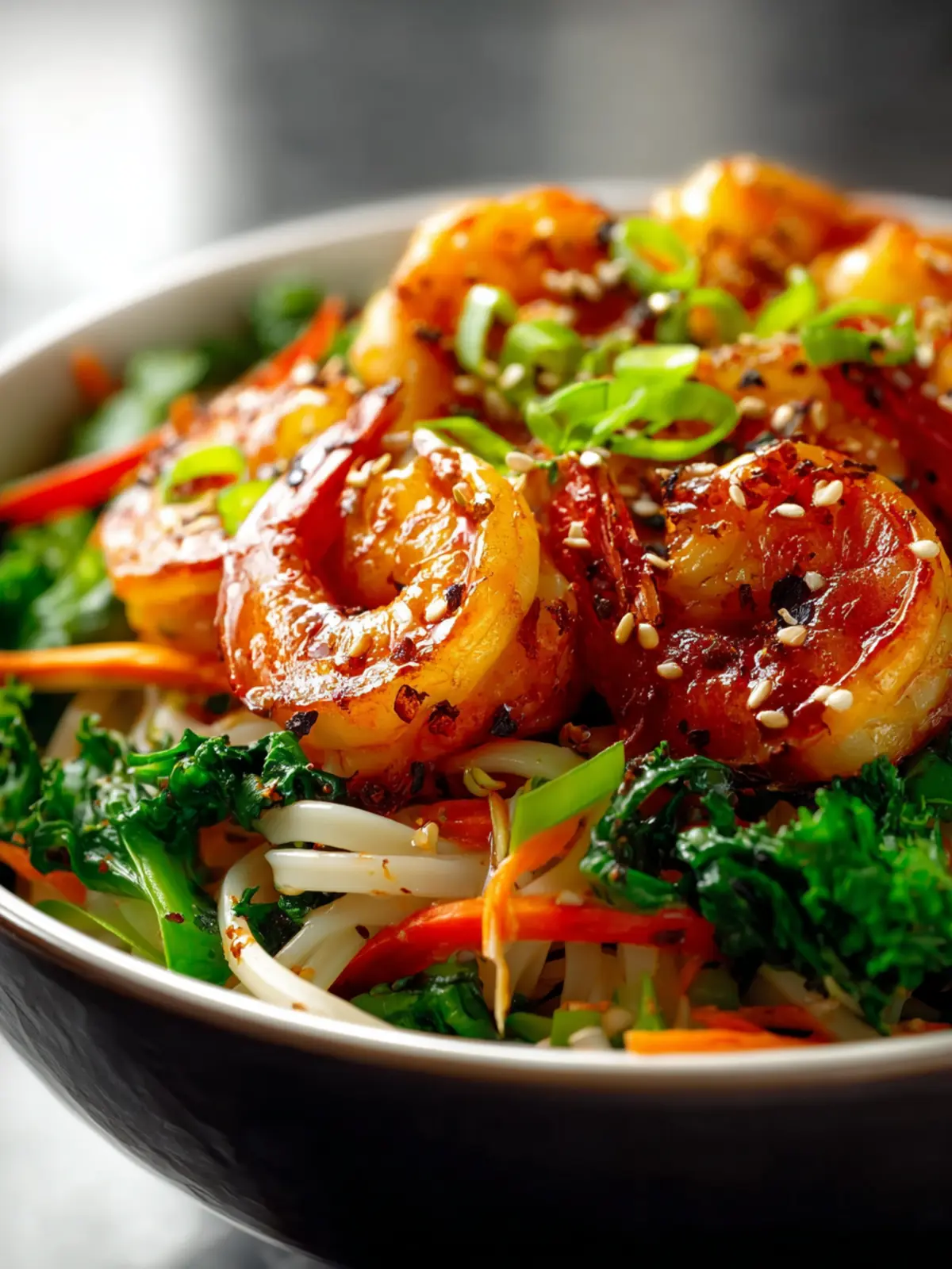 Sriracha Shrimp Noodle Bowl First Image