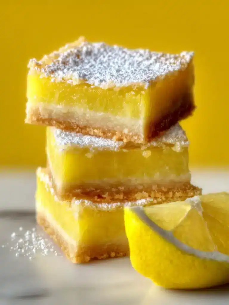 Lemon Bars That Melt in Your Mouth: A Zesty Delight!