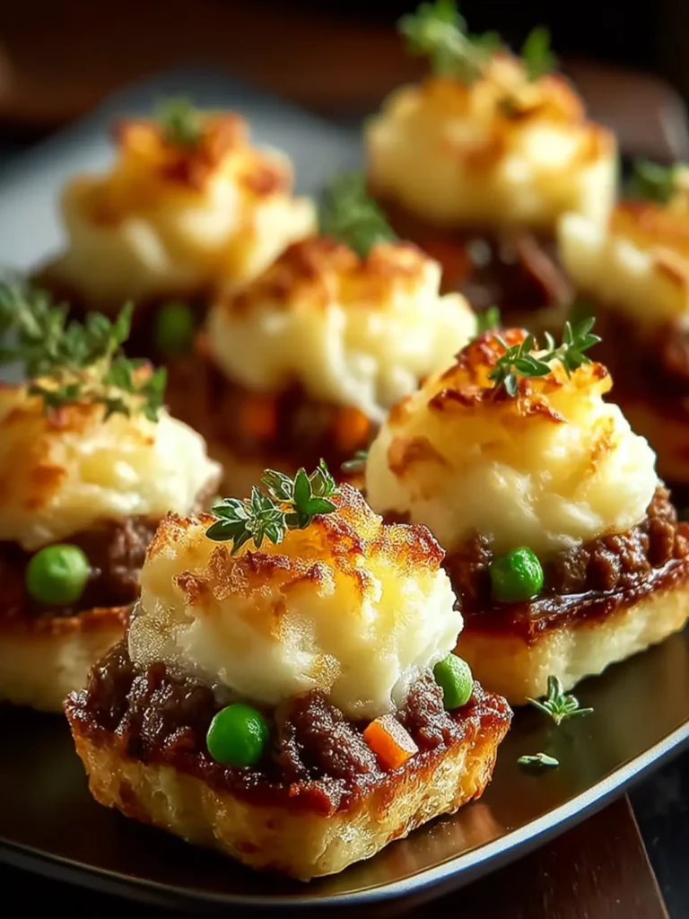 Mini Shepherds Pie Bites: Irresistibly Cozy Comfort Food